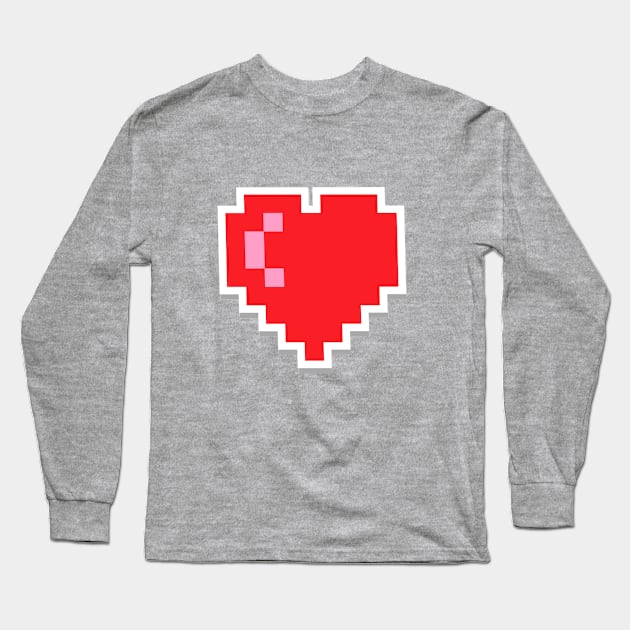 Heart Long Sleeve T-Shirt by SummerEmoji